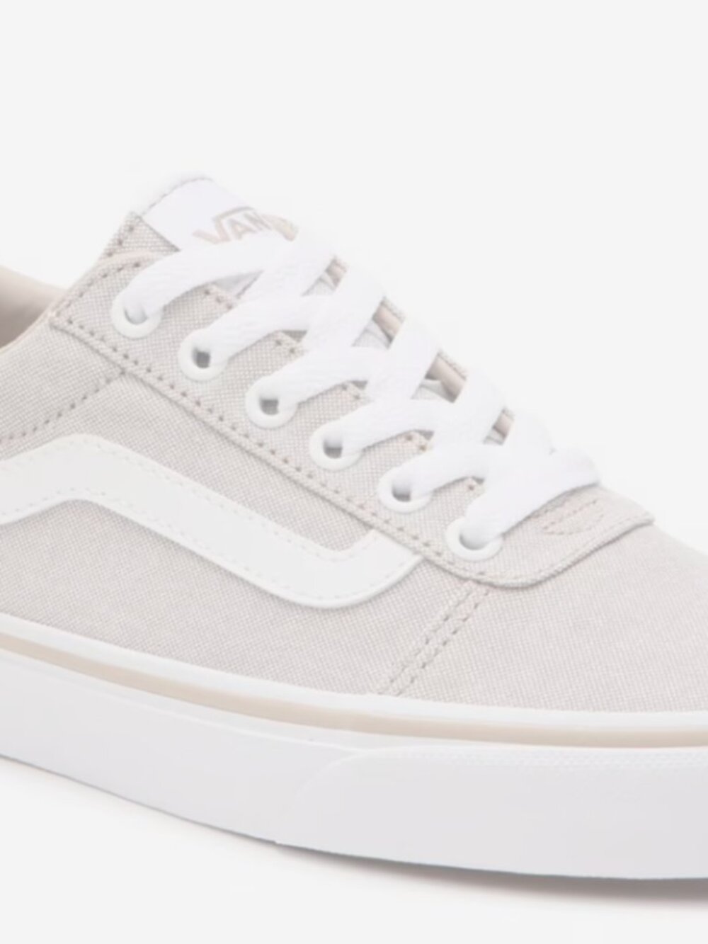 EUC Vans Low Top Canvas Sneakers - Taupe Size 8